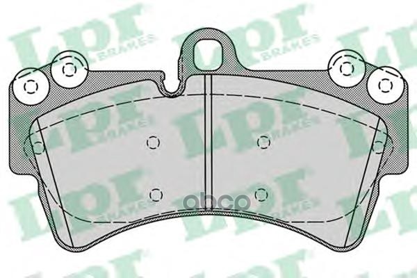 Комплект тормозных колодок 05P1257 Lpr арт. 05P1257