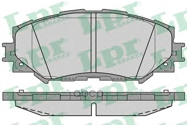 Комплект тормозных колодок 05P1258 Lpr арт. 05P1258