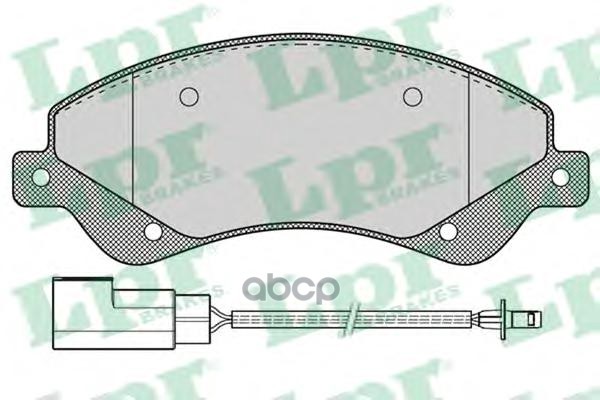 Комплект тормозных колодок 05P1259 Lpr арт. 05P1259