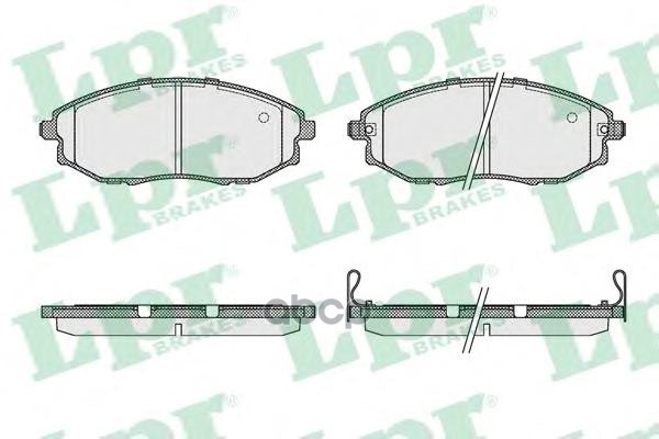 Колодки тормозные дисковые Lpr арт. 05P1321
