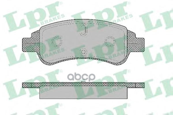 Колодки тормозные дисковые Lpr арт. 05P1327