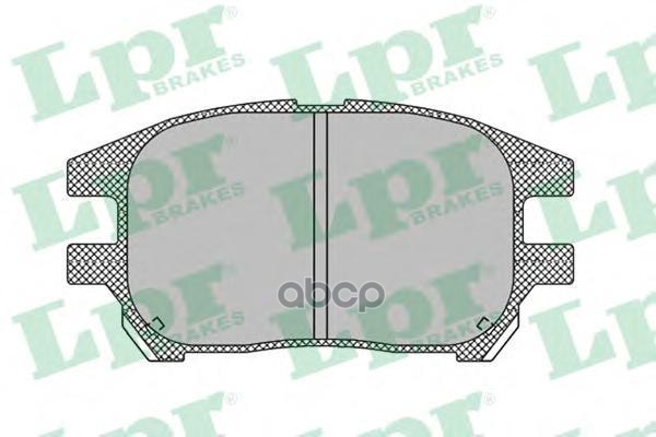 Комплект тормозных колодок 05P1332 Lpr арт. 05P1332
