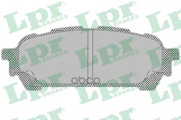 Колодки тормозные дисковые Lpr арт. 05P1335