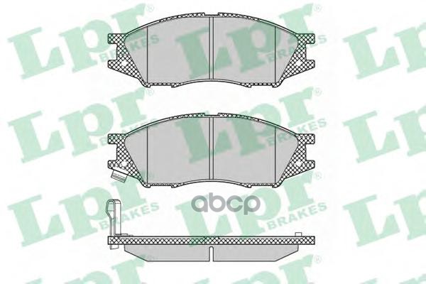 Колодки тормозные дисковые Lpr арт. 05P1346