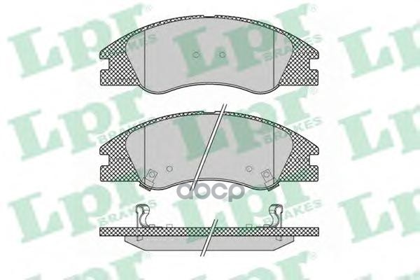 Колодки тормозные дисковые Lpr арт. 05P1349