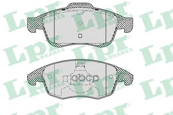 Комплект тормозных колодок 05P1351 Lpr арт. 05P1351