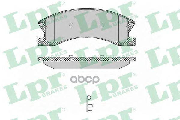 Комплект тормозных колодок 05P1365 Lpr арт. 05P1365