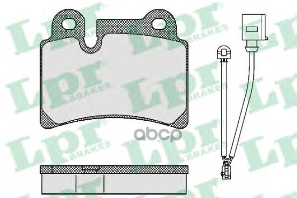 Комплект тормозных колодок 05P1380 Lpr арт. 05P1380