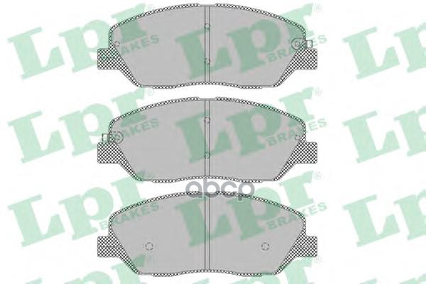 Колодки тормозные дисковые Lpr арт. 05P1382
