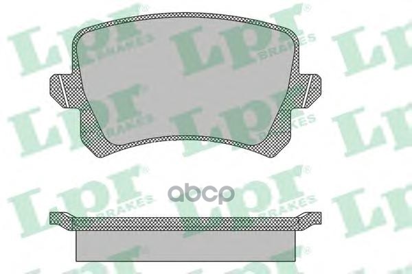 Комплект тормозных колодок 05P1390 Lpr арт. 05P1390