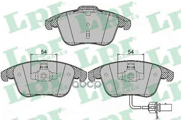 Колодки тормозные дисковые Lpr арт. 05P1391