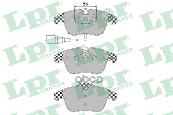 Комплект тормозных колодок 05P1392 Lpr арт. 05P1392
