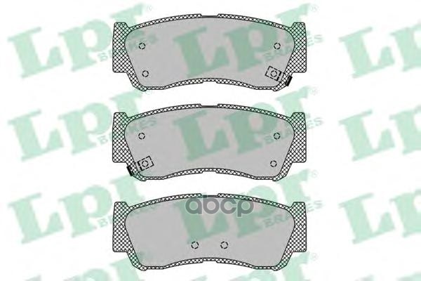 Комплект тормозных колодок 05P1417 Lpr арт. 05P1417