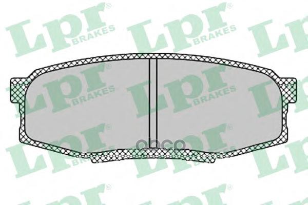 Комплект тормозных колодок 05P1419 Lpr арт. 05P1419