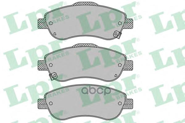 Комплект тормозных колодок 05P1456 Lpr арт. 05P1456