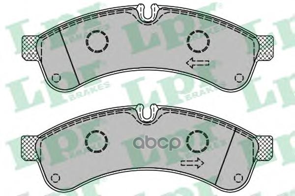Комплект тормозных колодок 05P1461 Lpr арт. 05P1461