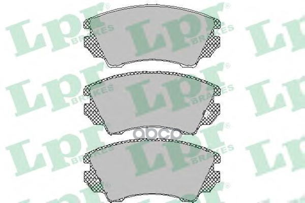Колодки тормозные дисковые Lpr арт. 05P1467