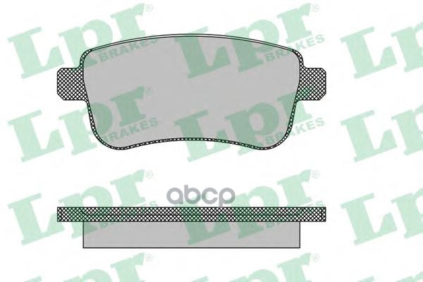 Колодки тормозные дисковые Lpr арт. 05P1484
