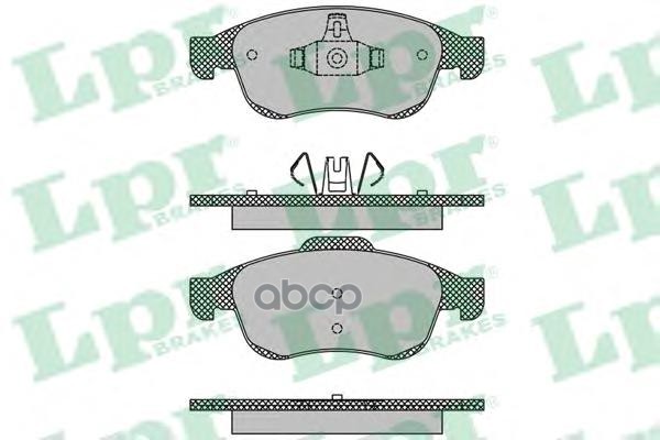 Колодки тормозные дисковые Lpr арт. 05P1493