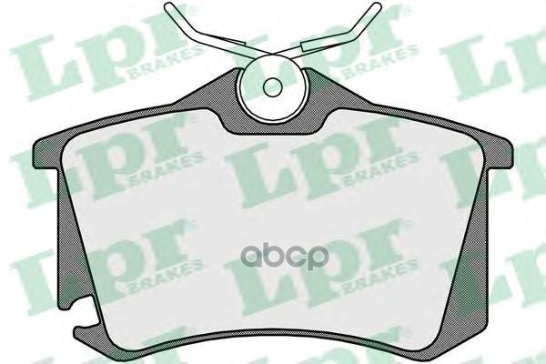Колодки тормозные дисковые Lpr арт. 05P1508