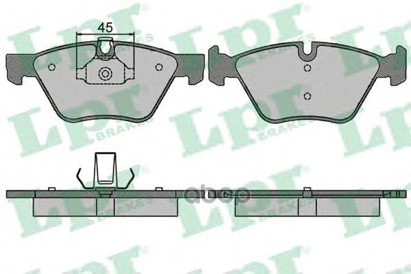 Комплект тормозных колодок 05P1512 Lpr арт. 05P1512