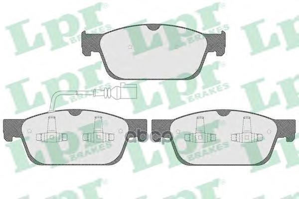 Комплект тормозных колодок 05P1551 Lpr арт. 05P1551