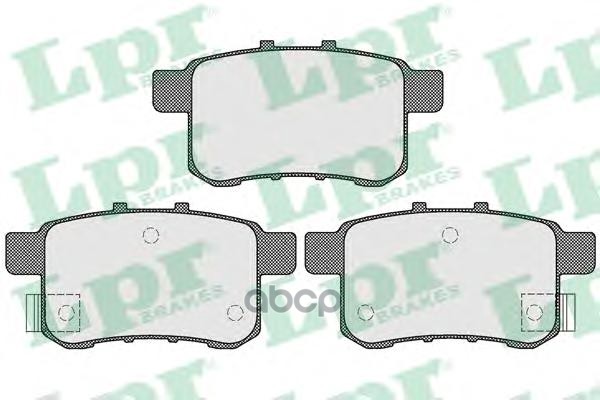 Комплект тормозных колодок 05P1569 Lpr арт. 05P1569