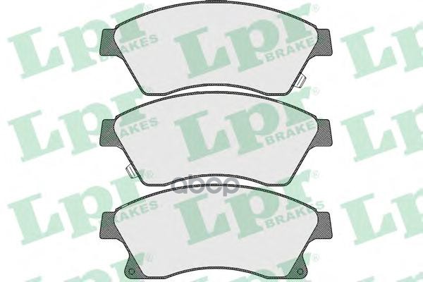 Комплект тормозных колодок 05P1581 Lpr арт. 05P1581