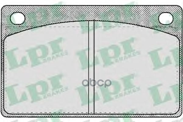Комплект тормозных колодок 05P161 Lpr арт. 05P161