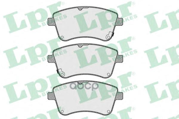 Комплект тормозных колодок 05P1623 Lpr арт. 05P1623