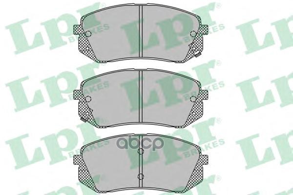Колодки тормозные дисковые Lpr арт. 05P1689
