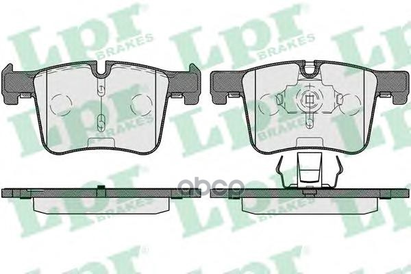 Колодки тормозные дисковые 05P1732 Lpr арт. 05P1732