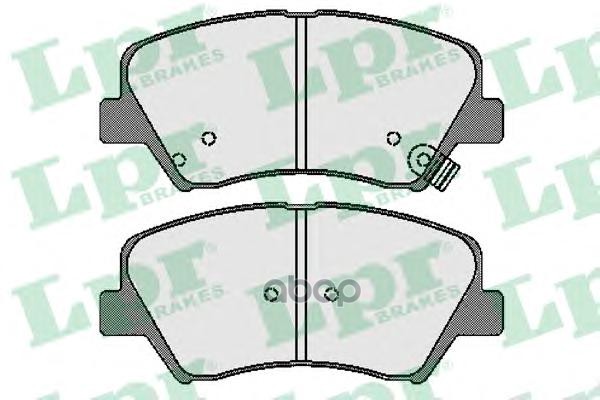 Колодки тормозные дисковые Lpr арт. 05P1744