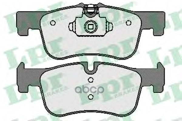 Колодки тормозные дисковые 05P1752 Lpr арт. 05P1752