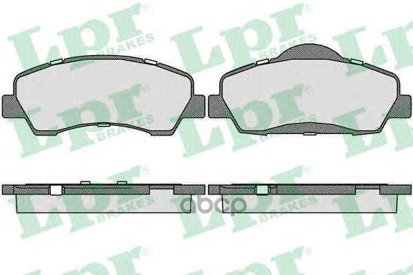 Колодки тормозные дисковые 05P1770 Lpr арт. 05P1770