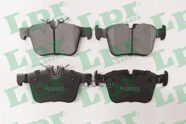 Комплект тормозных колодок, дисковый тормоз LPR 05P2020 Lpr арт. 05P2020