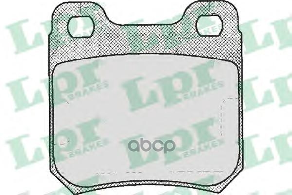 Колодки тормозные дисковые Lpr арт. 05P206