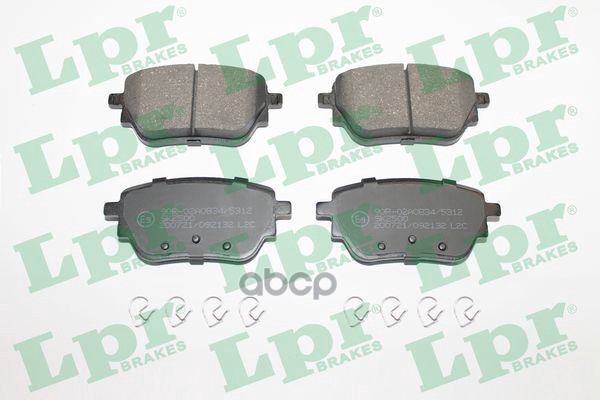 Колодки тормозные MERCEDES A W177/CLA C/X118 задние 05P2132 Lpr арт. 05P2132