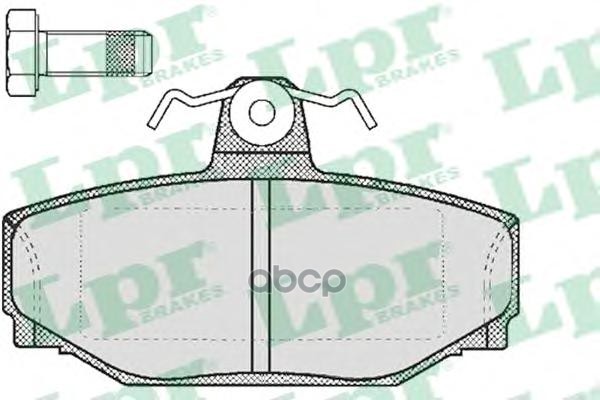 Комплект тормозных колодок 05P217 Lpr арт. 05P217