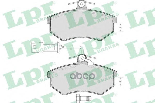 Комплект тормозных колодок 05P221 Lpr арт. 05P221