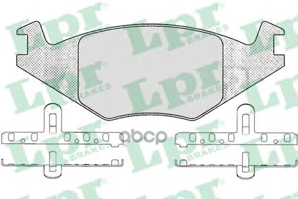 Колодки тормозные дисковые Lpr арт. 05P223