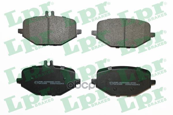 Колодки тормозные MERCEDES GLE V167/GLS X167/ G W463 18- задние 05P2243 Lpr арт. 05P2243