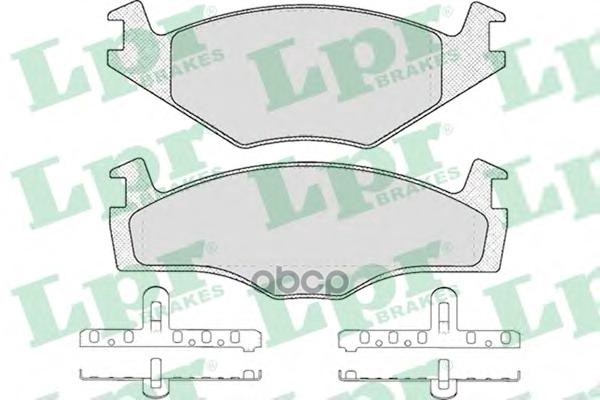 Колодки тормозные дисковые Lpr арт. 05P224