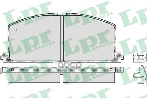 Комплект тормозных колодок 05P268 Lpr арт. 05P268