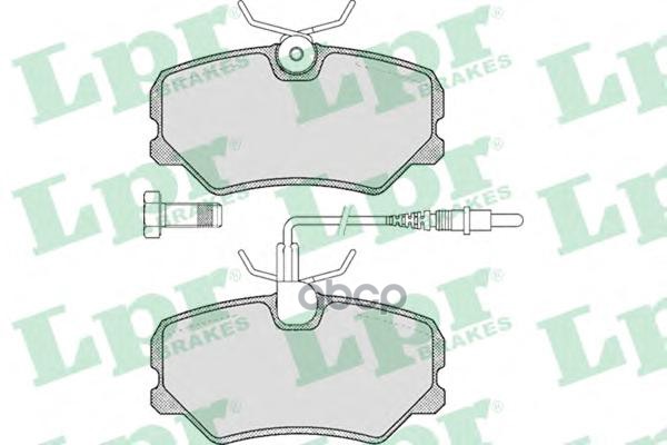 Комплект тормозных колодок 05P293 Lpr арт. 05P293