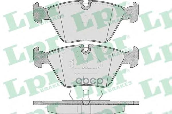 Колодки Передние Bmw 3 E36, 5 E34 05P296 Lpr арт. 05P296