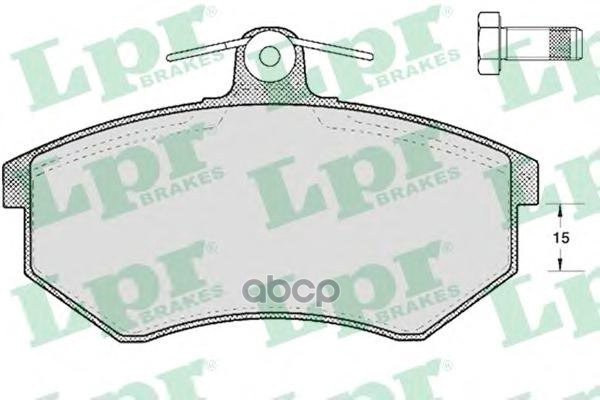 Комплект тормозных колодок 05P299 Lpr арт. 05P299