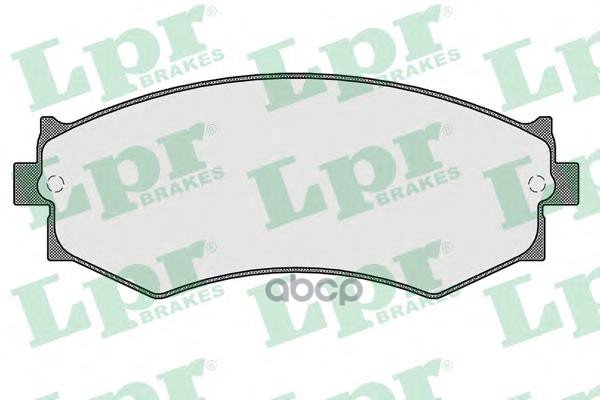 Колодки тормозные дисковые Lpr арт. 05P352