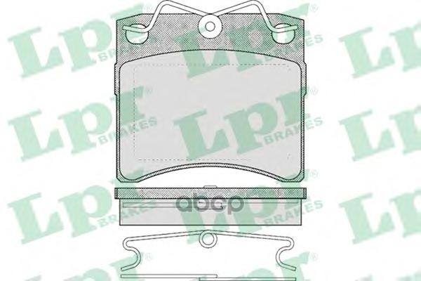 Комплект Тормозных Колодок 05P437 Lpr арт. 05P437