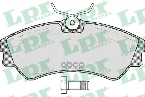 Колодки тормозные дисковые Lpr арт. 05P439